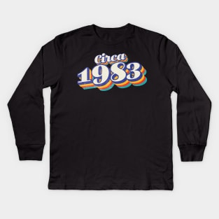 1983 Birthday Kids Long Sleeve T-Shirt